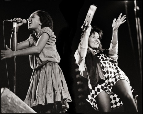 Maria Bramsen og Anne Dorte Michelsen, Tøsedrengene i Tivoli 1982. Foto: Søren Svendsen